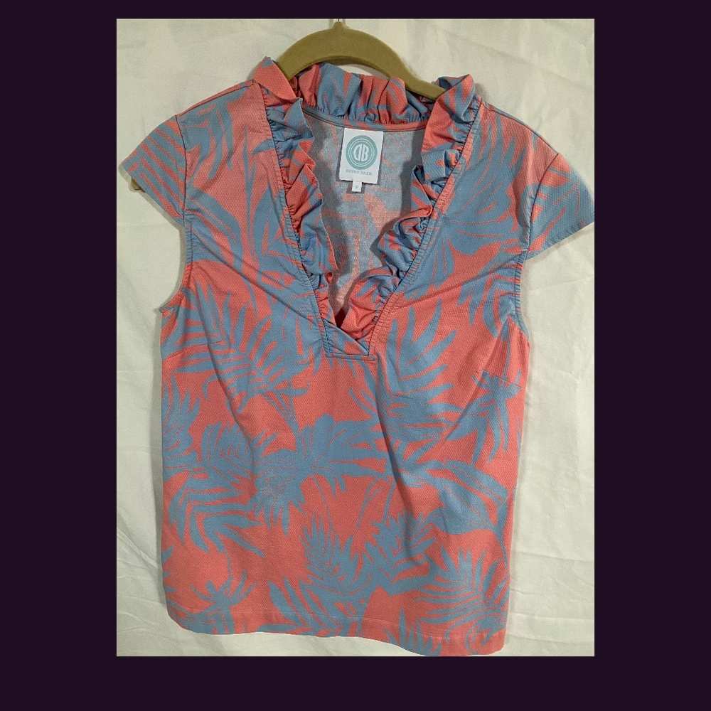 Devon Bauer Capped Sleeve Summer Top